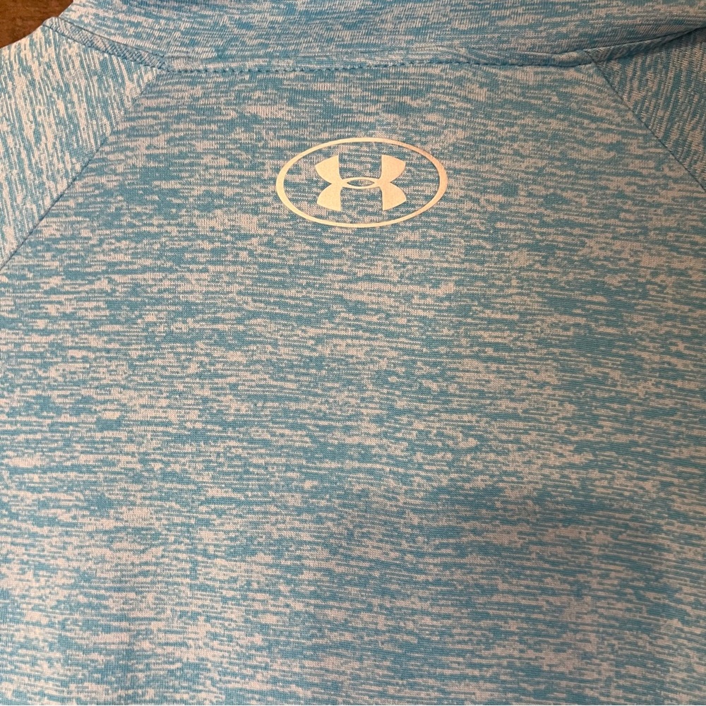 Under Armour Women’s Tech 1/2 Half Zip Pullover 2xl Light Blue Heather - Picture 4 of 5